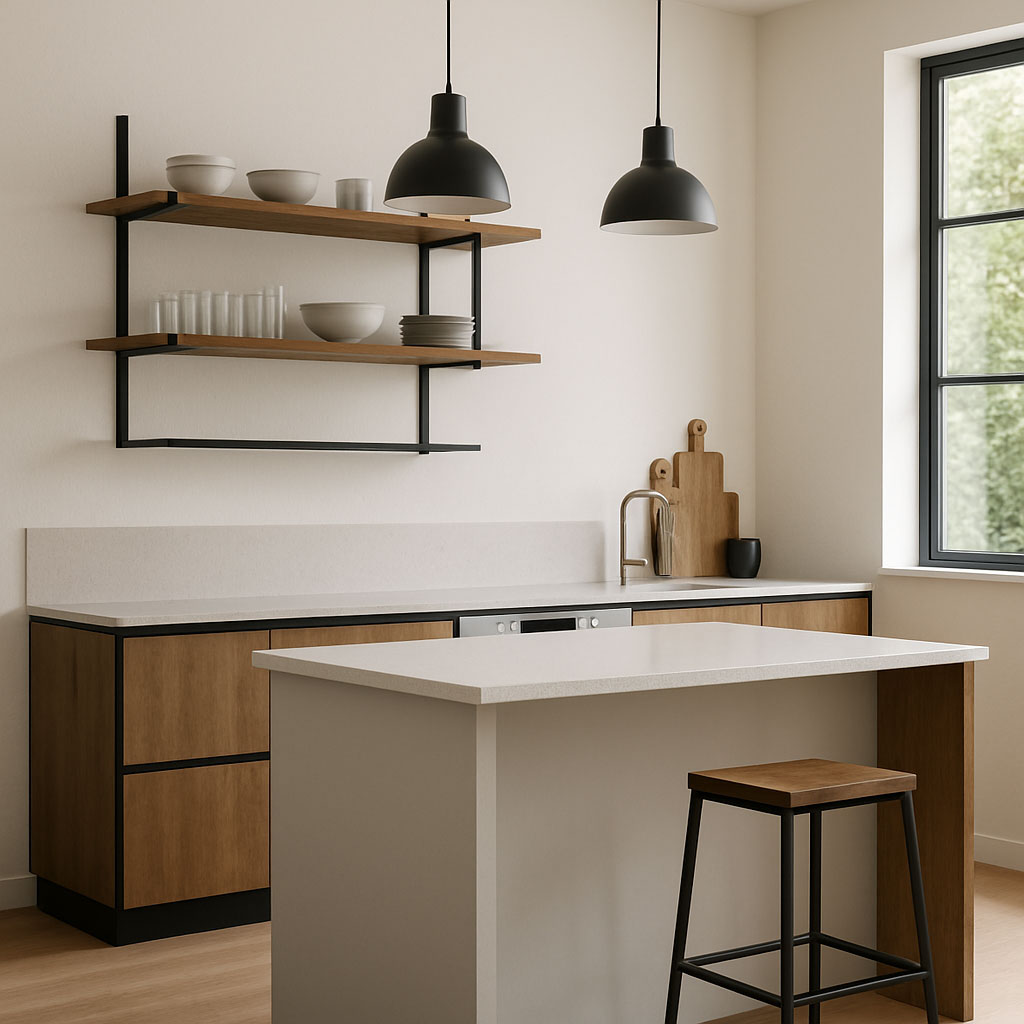 muebles de hierro y madera